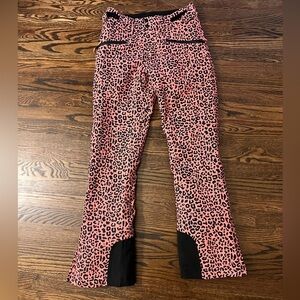 Protest Pink Leopard Ski Pants XS